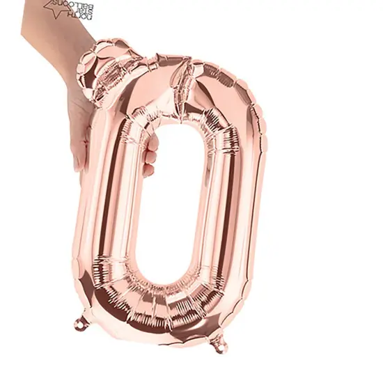 NorthStar Balloons&reg; 16 Inch Letter Q Rose Gold Air Fill Only {2}