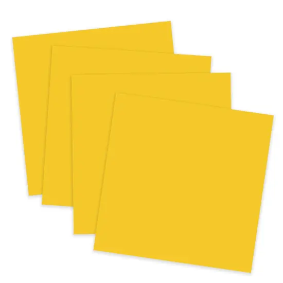 JPPlus Craft Plastic Plastic Craft Sheets for Laser Cutter, & Engraver Use- 4 Pack Yellow {2}