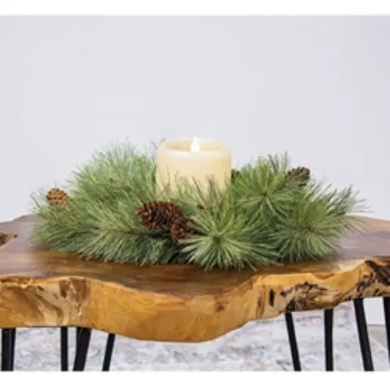 Eastern White Pine Candle Ring 6" {2}