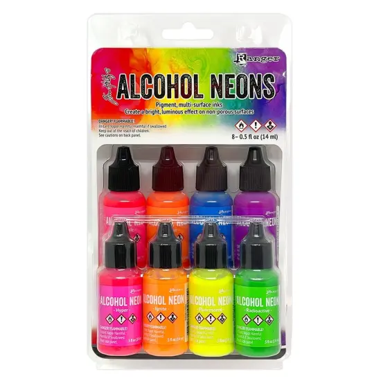 Tim Holtz Alcohol Ink Kit 8/Pkg-Neon {1}