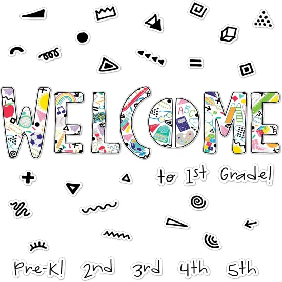 45 pc Set Welcome Bulletin Board Set {1}