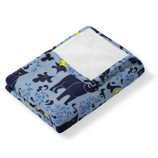 Halloween Silk Touch Throw Blanket Eyes and Cats {4}