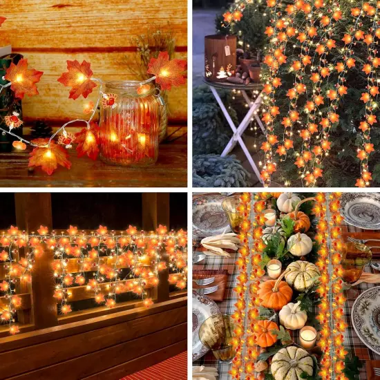 Solar Thanksgiving Decorations Fall Garland {4}