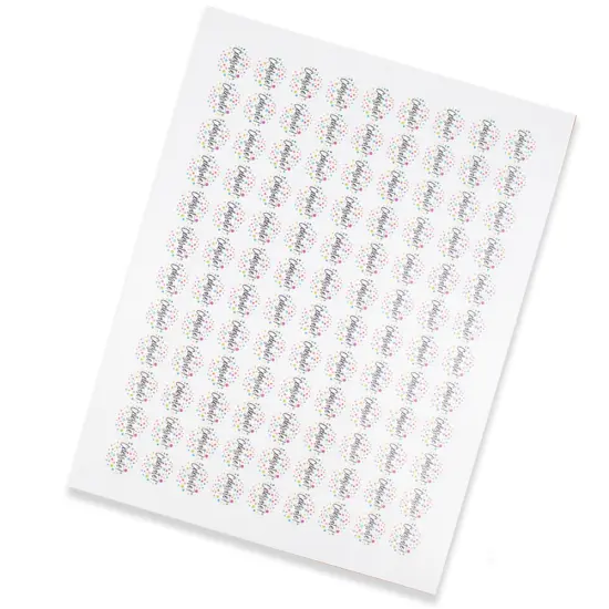 Pink Foiled Milk Chocolate Kisses Candy With Celebrate Stickers by Just Candy {4}