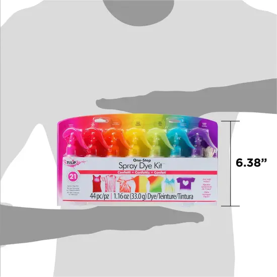 Tulip Confetti 7-Color Spray Dye Kit {5}