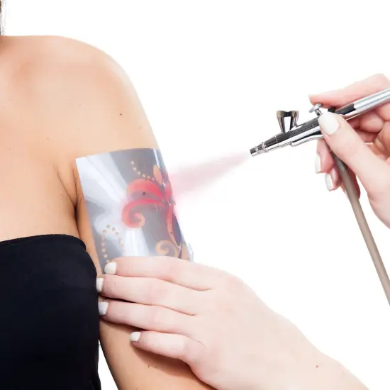 Pink Airbrush Temporary Tattoo Body Paint Makeup, 8 oz. {4}