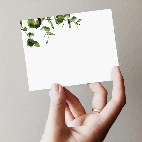 Great Papers! Postcards & Notecards, 4-Up, Elegant Eucalyptus, 10 Microperforated 8.5" x 11" sheets/4 each 5.5" x 8.5" cards per sheet, Printer Friendly {5}