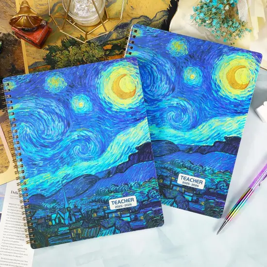 Teacher Planner 2025-2026 Lesson Plan Book, Helps Better Teaching - Blue {2}