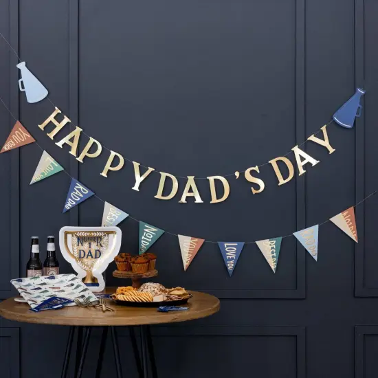 HAPPY DAD'S DAY BANNER SET {2}