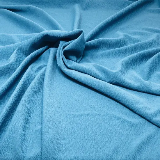1 Yard Stretch Liverpool Solid Knit Fabric For Structured Garments Headbands Dresses 58/60" Wide Dusty Blue {1}