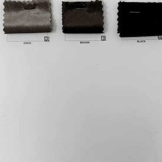 1 Yard Velvet Stretch Solid Fabric Soft Shiny Knit Flexible 58"-60" Width Red {5}