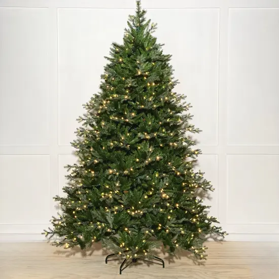Artificial Christmas Tree Cascade Fir Color+Clear LED, 7.5' - Pre-Lit - HOLIDAY TREE {2}