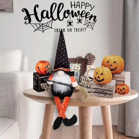 Halloween Gnomes Witch Table Ornaments {4}