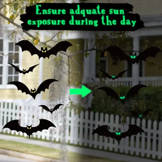 20pcs Halloween Hanging Bats Decorations {5}