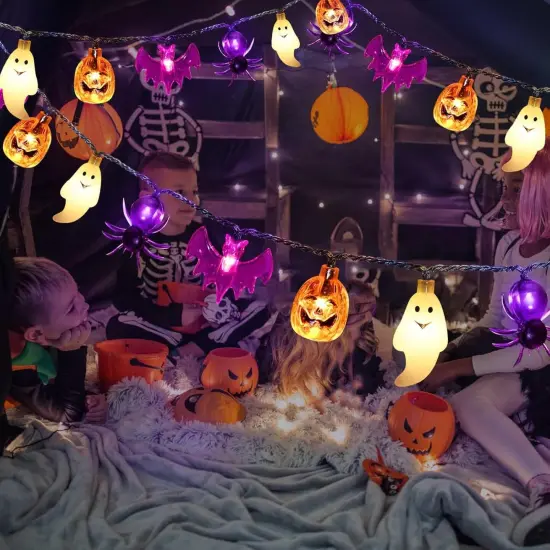Solar Powered Halloween Lights {3}