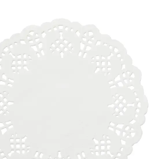 1000 Pack White 4 Inch Paper Lace Doilies for Desserts, Weddings, Baby Showers, Table Decor {6}
