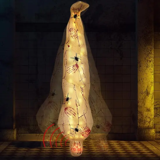 Halloween Decorations Outdoor Hanging Cocoon Corpse {1}