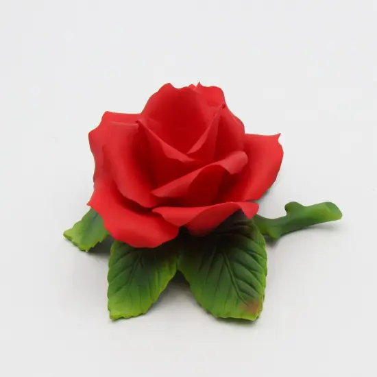 Hand Crafted Ceramic Red Rose Candle Holder-Candle NOT Included, Valentines Day Decor, Wedding D&eacute;cor or Gift, Anniversary D&eacute;cor or Gift {3}