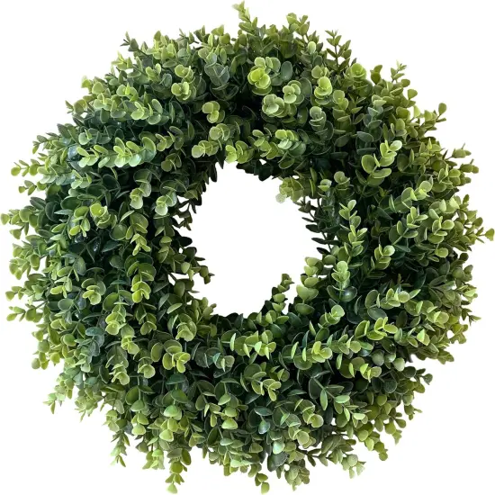 20&rdquo; Wreaths for Front Door,Spring and Summer Eucalyptus Wreath {1}
