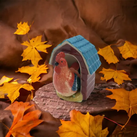 Ceramic Rooster Coop Salt & Pepper Shakers, Home D&eacute;cor, Gift for Her, Gift for Mom, Kitchen D&eacute;cor, Farmhouse D&eacute;cor, Fall Decor {1}