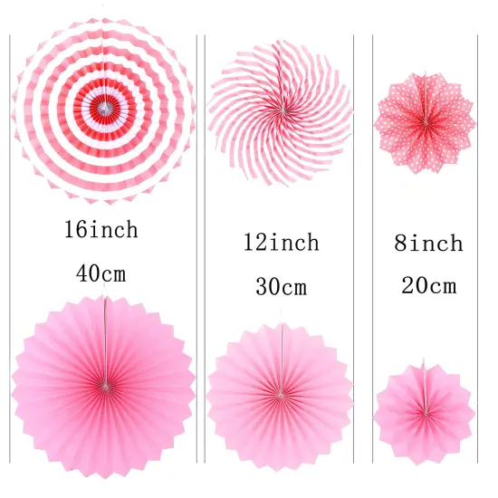 Gender Reveal Party Hanging Decorations - Boy or Girl Reveal Gender Baby Shower Birthday Party Carnival Party Ceiling Hangings Photo Booth Backdrops Props Decorations, 12pc {2}