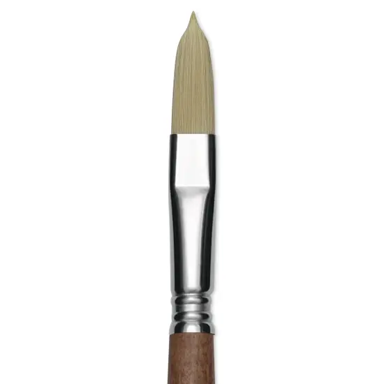 Escoda Futura Synthetic Bristle Brush - Series 5418, Long Filbert, Size 12, Long Handle {1}