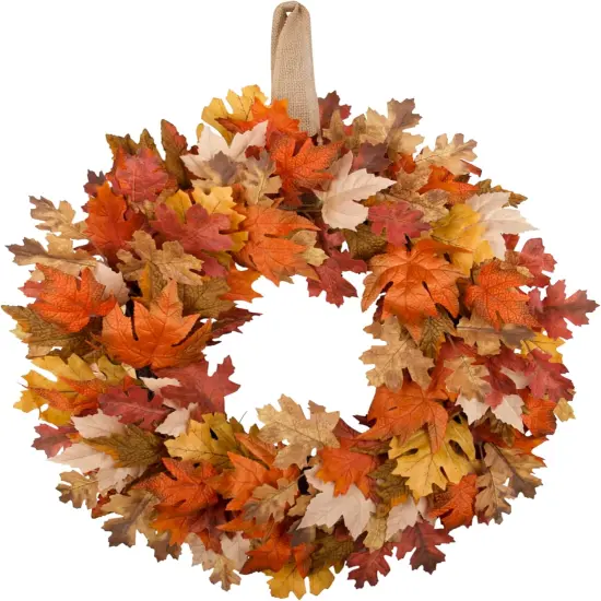 24" Artificial Fall Wreath {1}