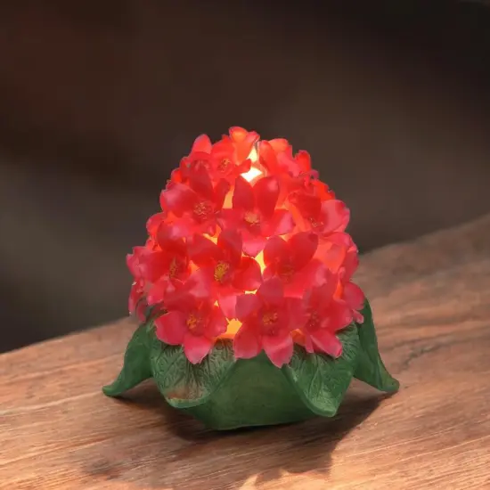 Ceramic Malcus Flower Nightlight, Home Decor, Gift for Her, Gift for Mom, Romantic Decor {1}