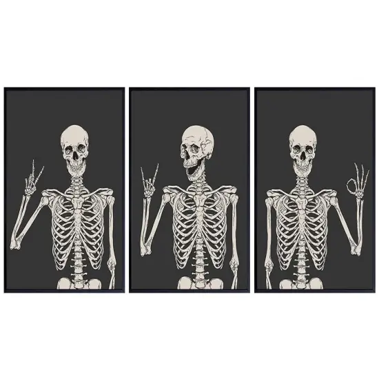 Skeleton Wall Art & Decor 11x14 {1}