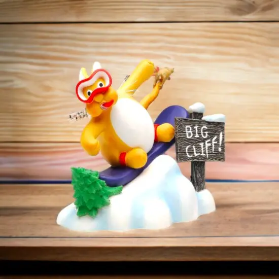 Snowboarding Cat Figurine, Home D&eacute;cor, Gift for Kid, Kids' Room Decor, Cat Lovers Gift, Pet Loss Gift {2}