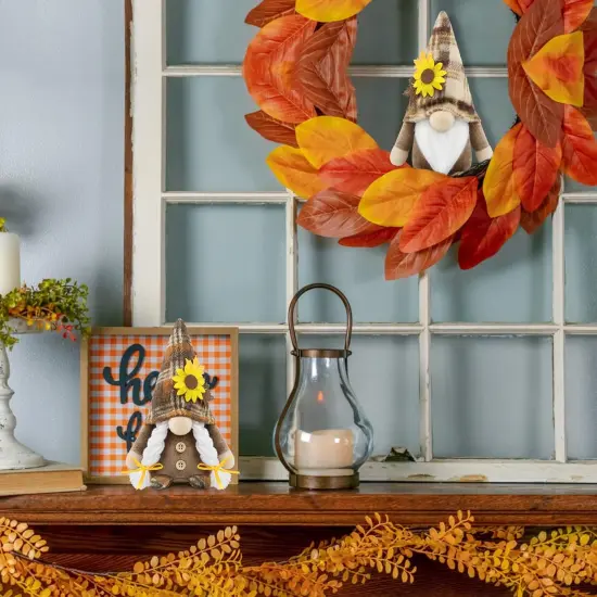 2 Fall Gnomes Plush - Table Centerpiece {3}