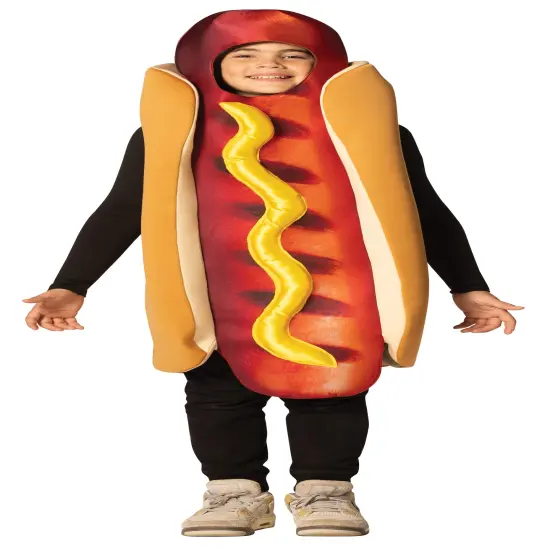Hot Dog Grilled in Bun Ultimate Halloween Costume, Various Child & Tween Sizes {1}