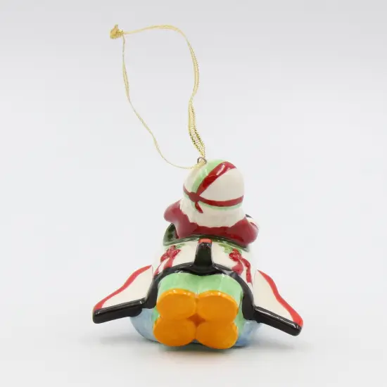 Ceramic Christmas Santa Rocket Ornament, Home D&eacute;cor, Gift for Her, Gift for Mom, Kitchen D&eacute;cor, Christmas D&eacute;cor {4}