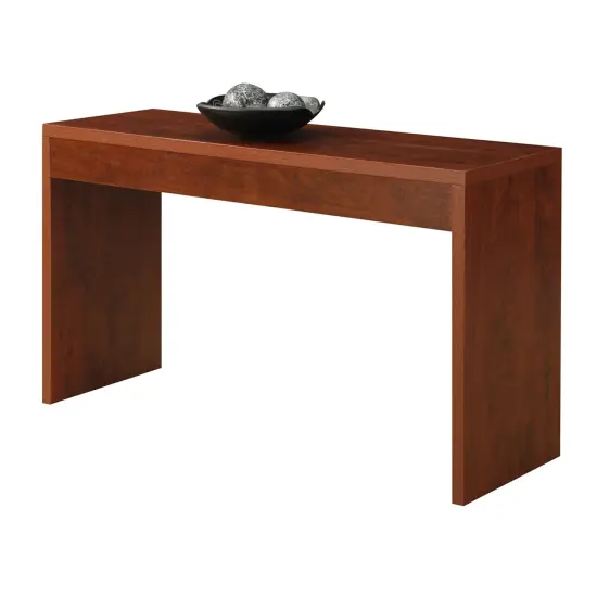 48&rdquo; Rectangular Modern Cherry Finish Wooden Console Sofa Table for Entryway or Living Room {2}