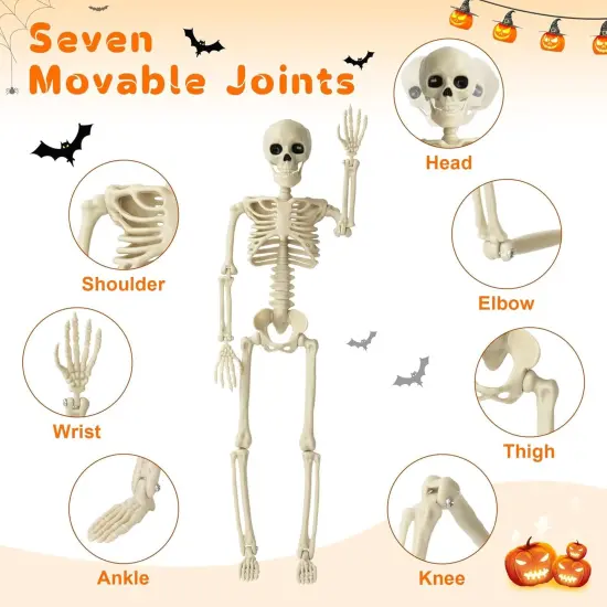 2 Pack Halloween Skeleton Decorations {2}