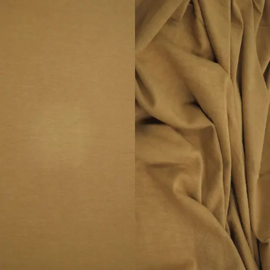 Vortex Washed Jersey Solid Fabric 1 Yard Soft Stretch Smooth Drape 58/60" Wide Tan Indian {1}