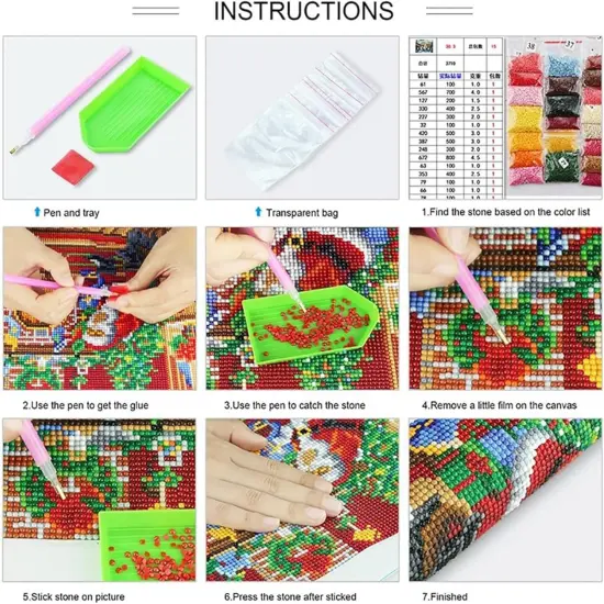 Halloween Cat Diamond Art Painting Kits for Adults, Round 5D Full Drill Diamond Dots Paintings Set for Beginners DIY Crafts {5}