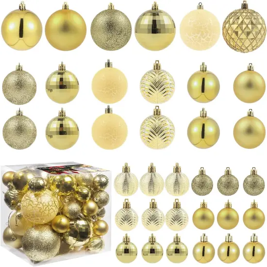 LANGXUN 36pcs Gold Christmas Tree {1}