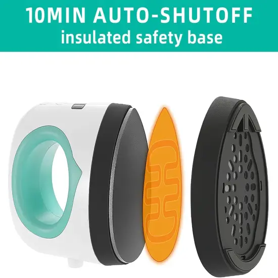 Mini Heat Press, Small Heat Press with 4.33'' *2.67'' Ceramic-Coated Heat Plate for Small Objects Like Shoes, Stuffed Animals, Hat & T-Shirt,3 Heating Levels Mini Heat Press Machine, Green {4}