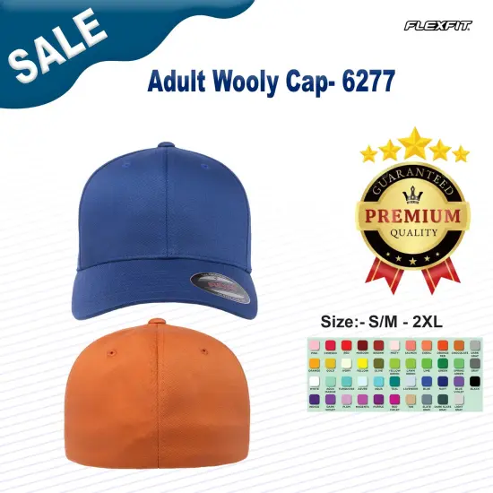 Flexfit&reg; Adult Wooly Cap WHITE {2}