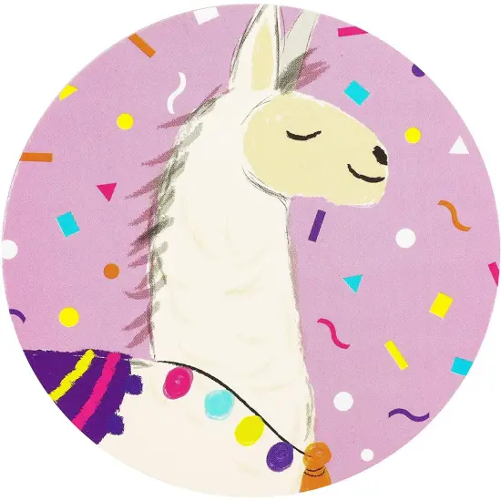 Llama Confetti for Baby Showers, Birthday Parties (10 Designs, 100 Pack, 3 in.) Multicolor {5}