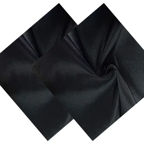 58" Wide Black Taffeta Stretch Fabric 2 Way Stretch {2}