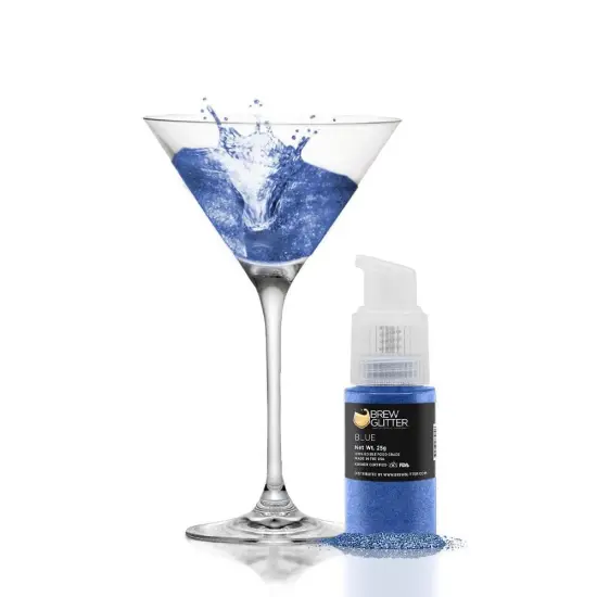 Blue Edible Glitter Spray Pump | Brew Glitter&reg; {1}