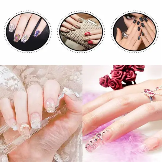 4500 Pcs SS12 3mm AB Flatback Rhinestones for Nails Art Crafts Glitter Round Shine Gems Crystals DIY Clothes Shoes （Black-Bottom Purple Red AB {4}