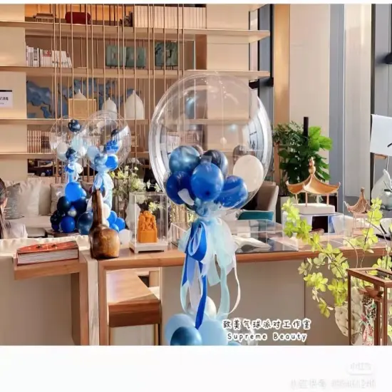 Balloon Stand Kit, 15 pack Balloon Stick Holder with Base for Table Top Centerpiece Party Decoration, Reusable Balloon Column Stand Suit for Happy Birthday/Baby Shower/Wedding Parties {4}