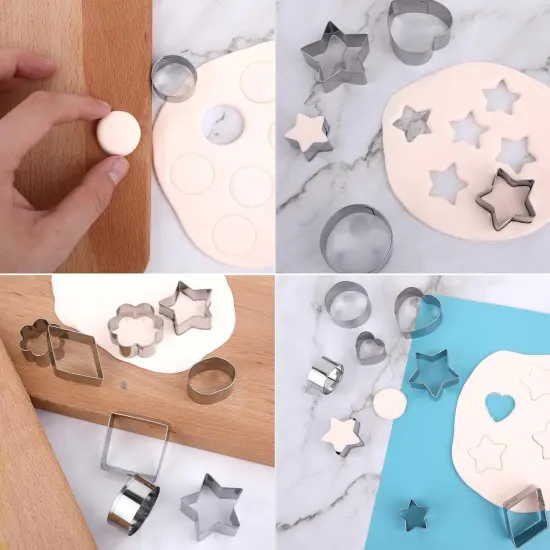 Mini Cookie Cutter Set with Box for Biscuits & Fruit 24 Pieces {4}