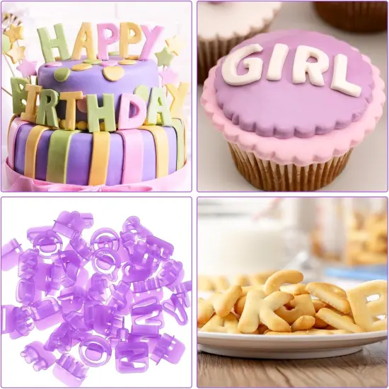 Alphabet & Number Cookie Cutter Set 40 Pieces {5}