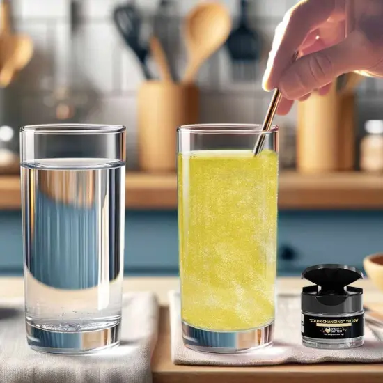 Brew Glitter - Yellow Color Changing Edible Drink Glitter (4g, Mini Spray Pump) for Beer, Cocktails and Beverages {5}