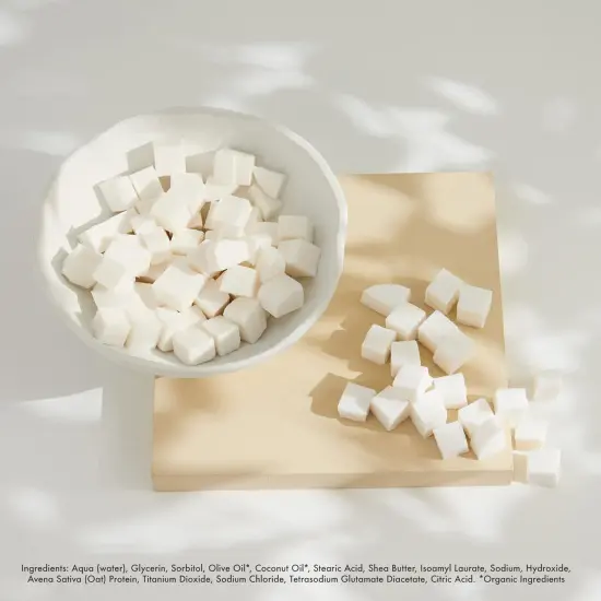 Shea Butter Soap Base - 5Lb Melt and Pour Soap Making Supplies with Organic Shea Butter - No Palm Oil, Vegan, Antioxidant-Rich and Gentle on the Skin - Crafting Recipe Book Included {4}