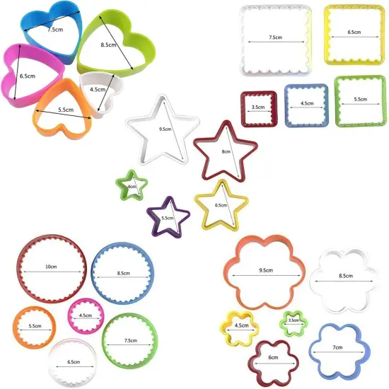 Cookie Cutter Set Multi Size 25 Pieces {5}
